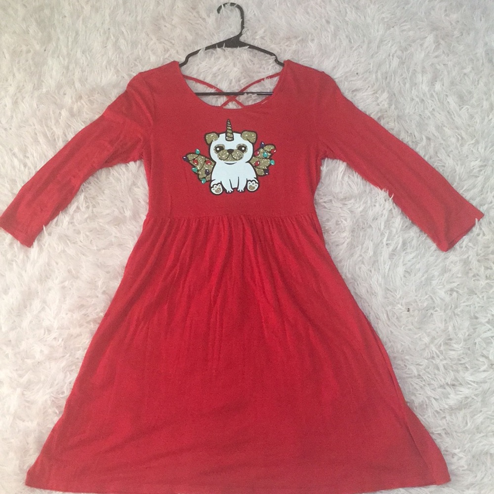 Girls Casual Christmas Dress